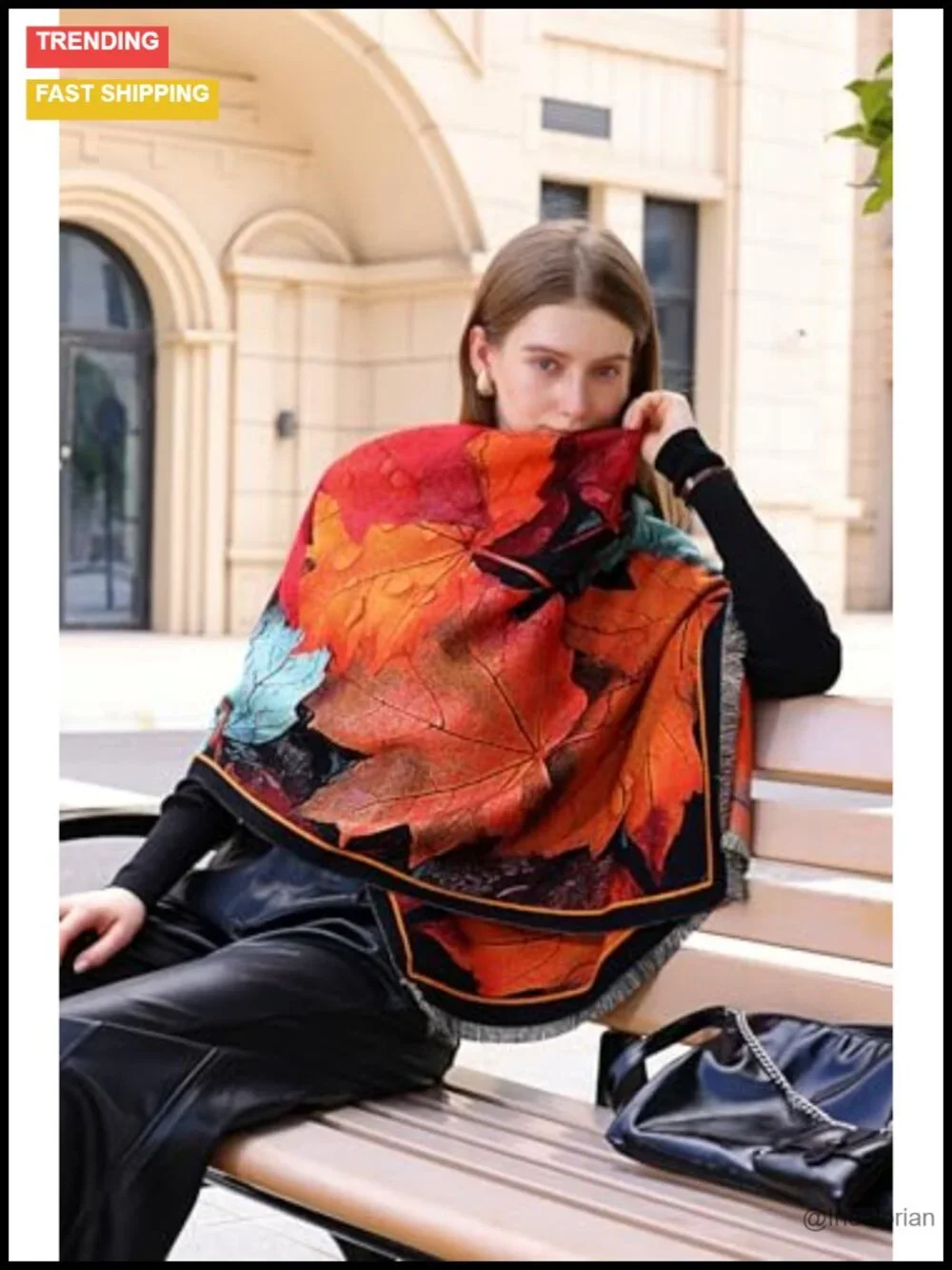 Handmade Embroidered Pashmina Shawl Wrap Thick Paisley Scarf